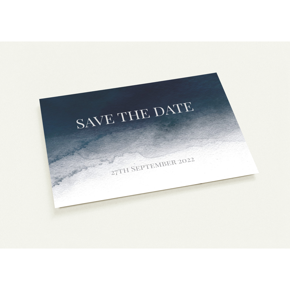 Creative Night Save the Date (sold as packs of 10 cards, flat, with white envelopes)