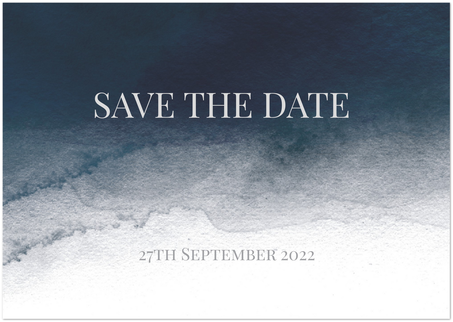 Creative Night Save the Date (sold as packs of 10 cards, flat, with white envelopes)